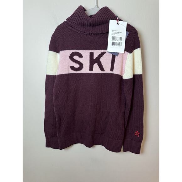PERFECT MOMENT Kids Burgundy 'Ski' Merino Wool Turtleneck Sz 6 NWT $196 - Picture 8 of 14